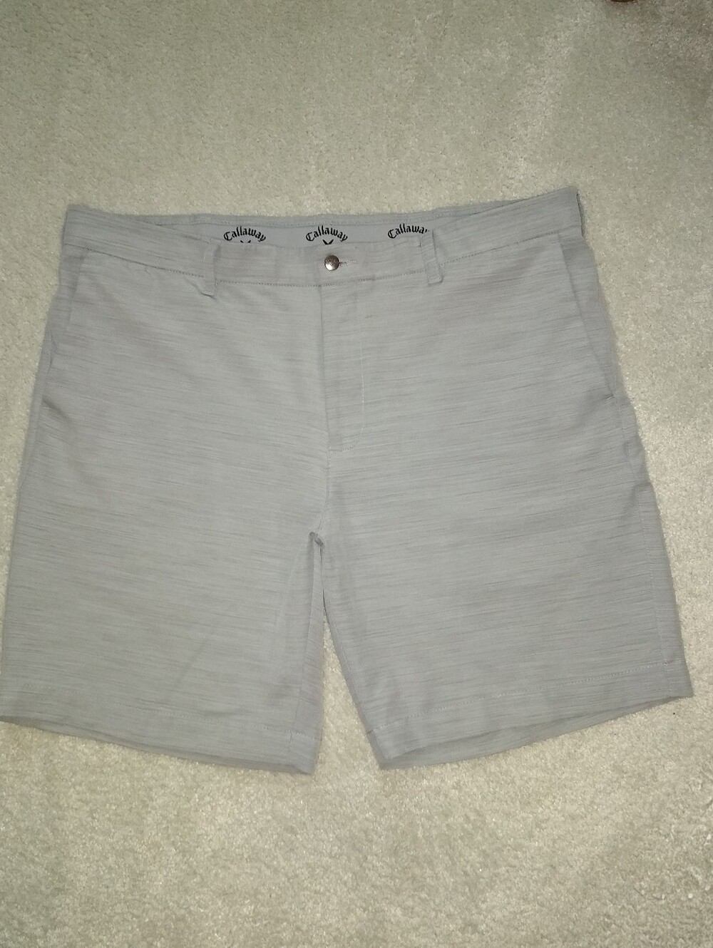 CALLAWAY GOLF GRAY SHORTS SIZE 40